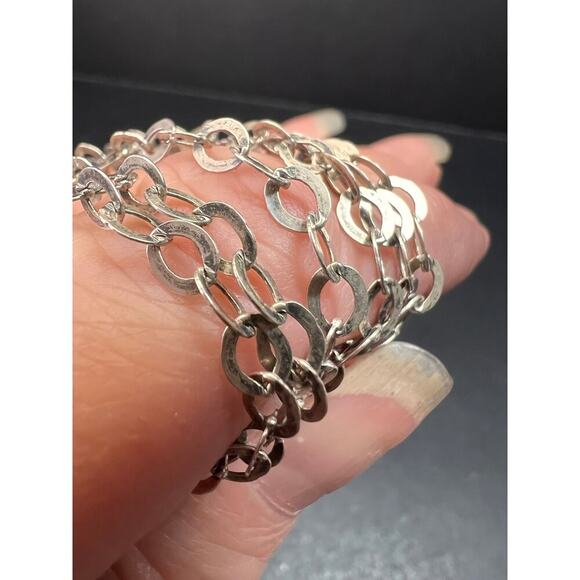 NEW golden green freshwater pearl and sterling silver necklace - Picture 6 of 14